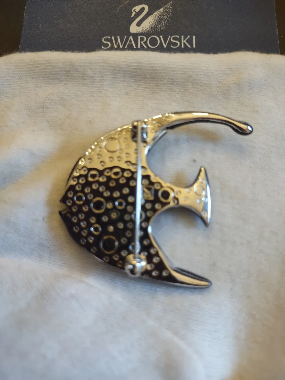 Vintage Swarovski Angelfish Brooch - Picture 3 of 7